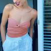 Cross Zone Sexy Pure Color Woolen Tube Top