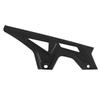 Black Chain Cover Kit for Electric Dirt Bike Maintenance, Upper Lower Nylon Guards for Drivetrain Area Replacement, Molded Two Piece Set