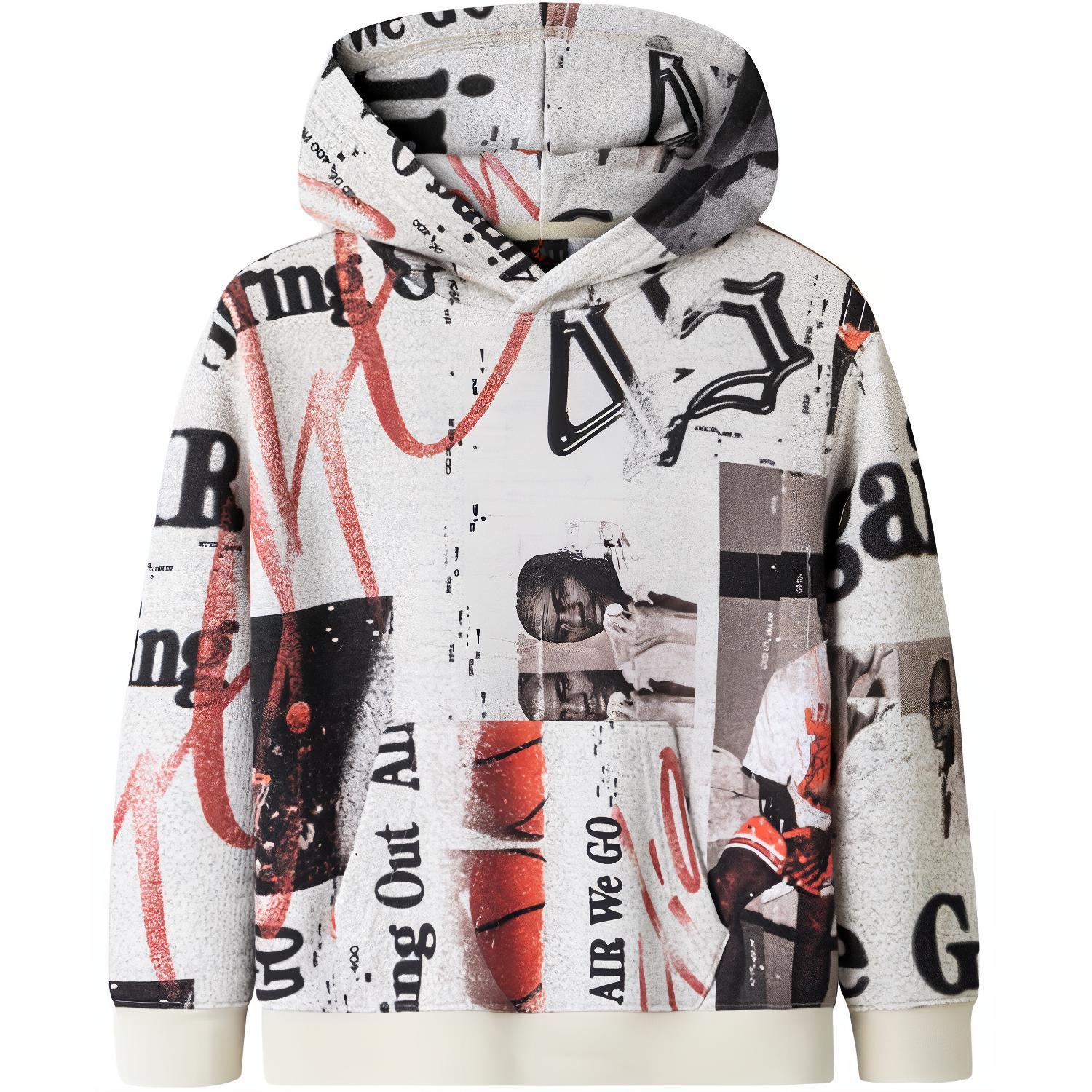 

New Jordan Sweatshirt Feather Gray Kids HF2538-204 120/60