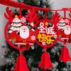 Christmas Decorations: Pull Flags, Tassel Pendants, and Ornaments for Indoor and Window Displays
