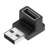 1/2/3pcs USB 3.0 Male Female 90 Degree Expansion Adapter USB Up Bend Adapter 10Gbps For Laptop Connector Conversion