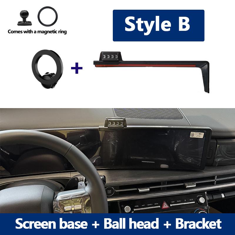 12.3 inch For Hyundai Santa Fe MX5 MK5 2024 2025 2026 Car Display Screen Phone Holder Adjustable Support Mount Auto Accessories