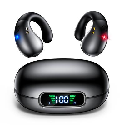 Industry First Sale True OWS Bluetooth Wireless Air Conduction Innovative and Loop Binaural Calls with Noise Sound Leakage Touch Misoperation LED Full