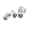 4Pcs Ralliart Aluminum Car Tire Wheel Valve Stem Cap For Mitsubishi ASX Lancer Pajero Outlander L200 EVO Galant Jinxuan