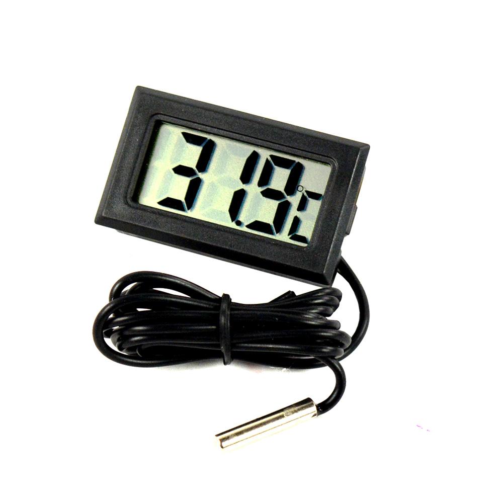 New Black / White Refrigerator Thermometer Fridge Freezer LCD Thermograph For Refrigerator- 50 ~ 100℃ чёрный