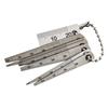 3710 6+20mm Gap Gauge Set Pocket Small Ruler Set Tapered Ruler 1 To 5 To 5.5 To 6 To 6.5 To 7.5 Small Size Light Weight Clear