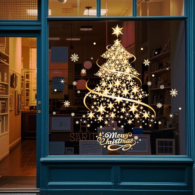 Christmas Static Cling Window Decals