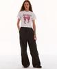 MATCHGLOBE Big Ribbon Crop Top (White)