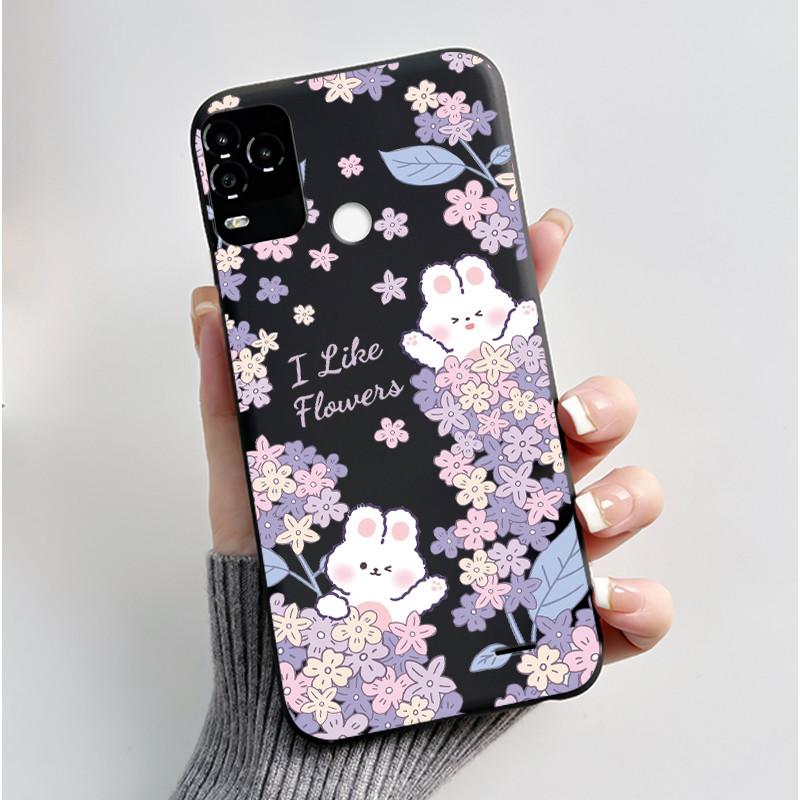 Phone Case For BLU G71 Plus G71+ Case Luxury Cute Love Rabbit Cartoon Funny Cover Shell Black Soft Silicone Protective Casing