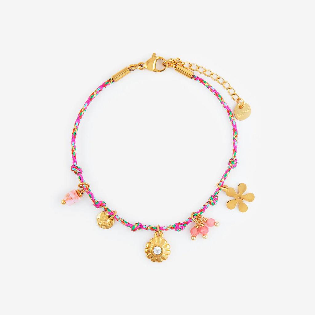Dopamine Necklace and Bracelet with Whale, Starfish, Shell, 18k Stainless Steel, Multi-Color Conch Pendant.