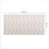 Vinyl Protective Mat for Workstation Delicate Leaves 100X50 Cm