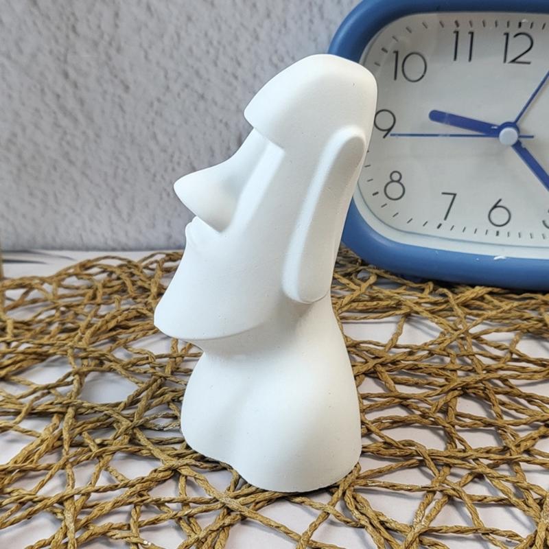 Silicone Portrait Sculpture Candle Mold Gypsum Ornament Mould Home Decoration Molds for Aromatherapys Enthusiasts