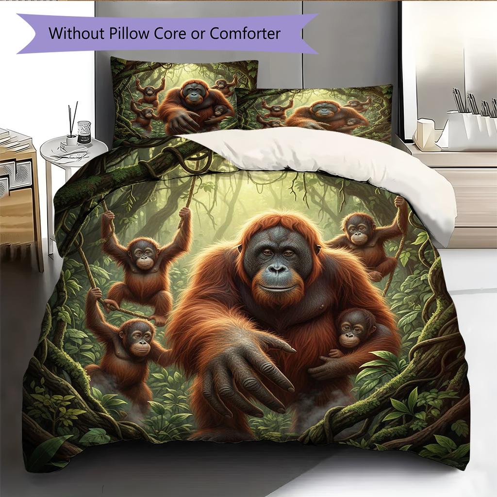 Cartoon Pattern Bedding Quilt Set Quilt Cover Pillowcase Home Decoration Birthday Gift (1 * duvet cover + 2 * pillowcase, without core)