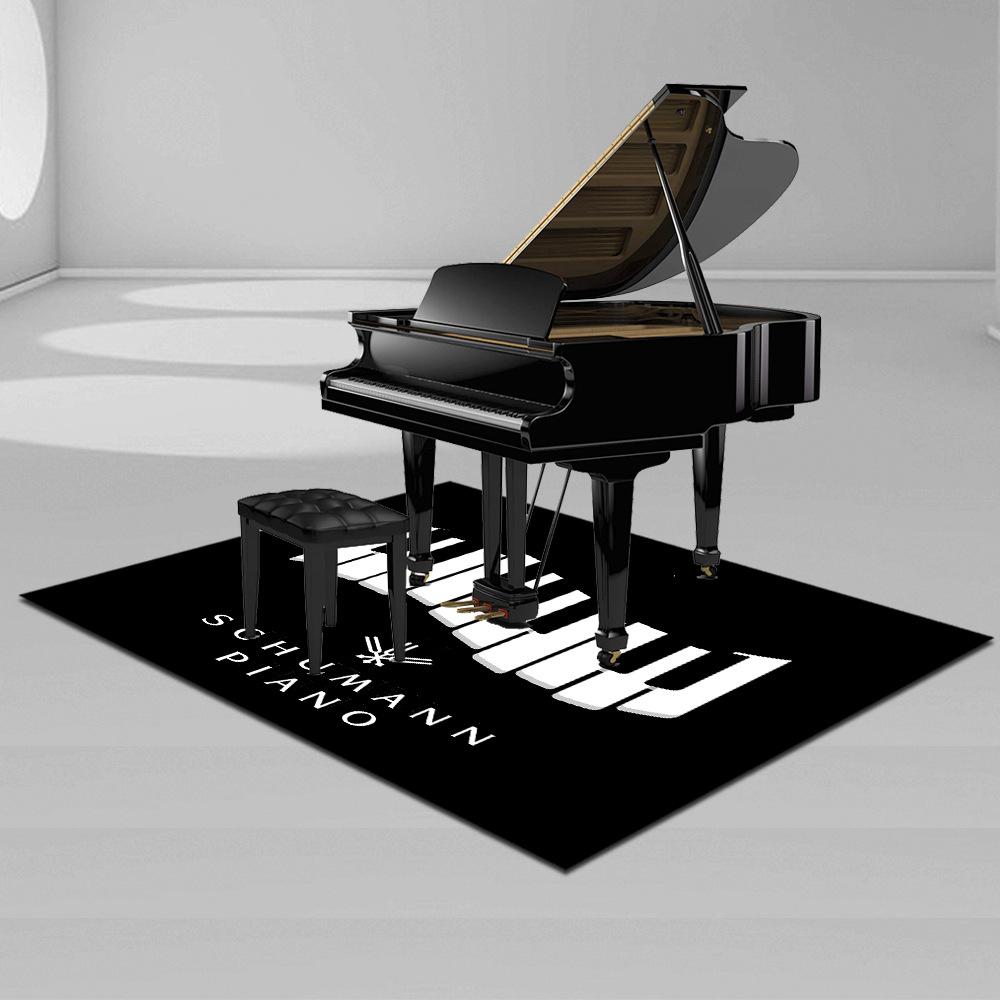 Square Piano Carpet Giveaway Floor Mat Musical Instrument Promotional Item Qin Shop Gift Company Quick Manufacturing