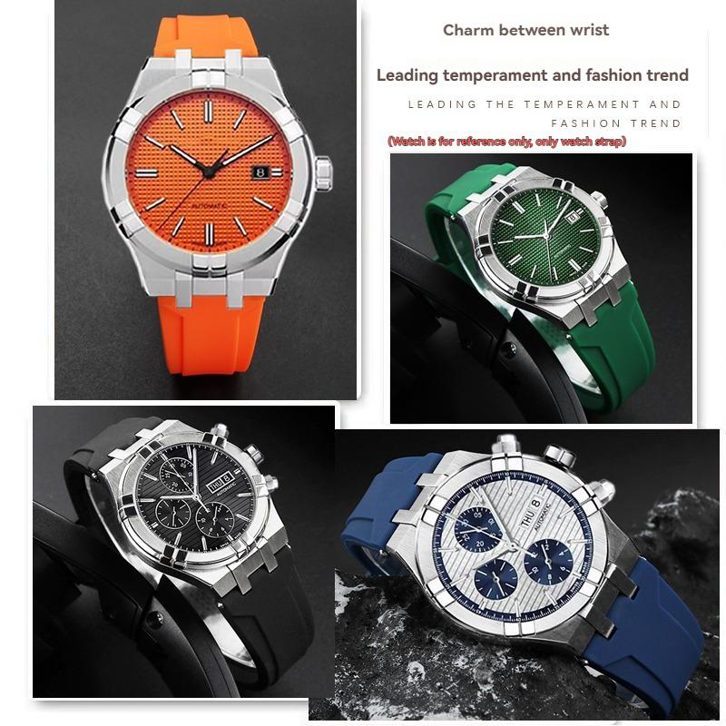 Para Maurice Lacroix AIKON AI1108 AI6008 AI6007 AI6038 AI6058 Correa de Silicona Suave Impermeable para Reloj | Correa de Goma de Liberación Rápida