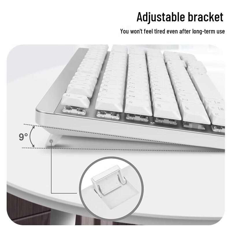 SooPii 2.4G Wireless Mechanical Keyboard and Mouse Set