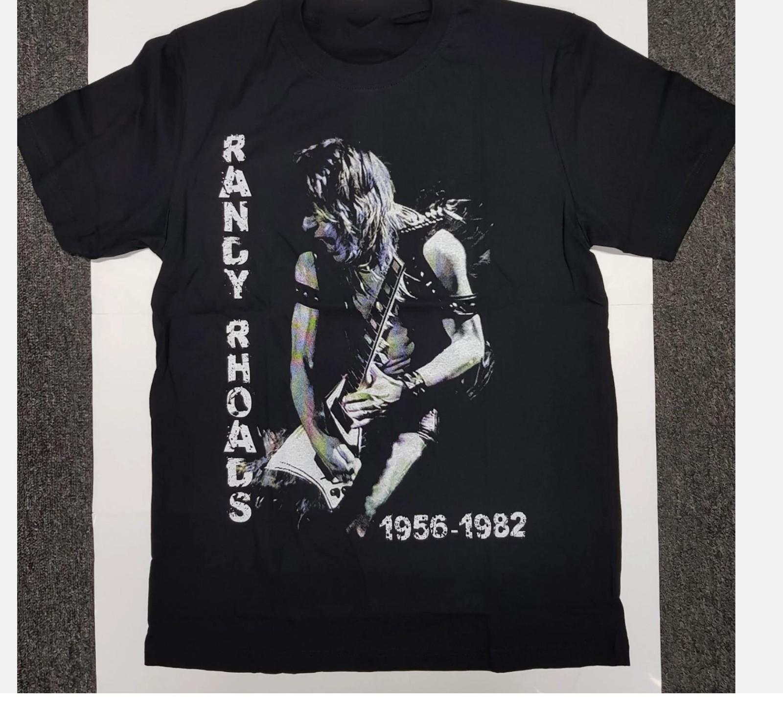 Randy Rhoads Guitar T-Shirt Cotton Tee Size S M L 2345XL Unisex T-Shirt XXL