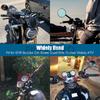 Round Motorcycle Rear View Mirrors Universal 8MM 10MM CNC Aluminum Handlebar Mirrors for Scooter Cruiser Dirt Bike