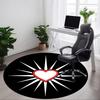 1PC Heart Symbol Chair Carpet for Office, Indoor Non-Slip Washable Carpet, Soft Comfortable Mat For Office Room Yy250930303