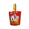 Cat Cartoon Canvas Bucket Bag Cartoon Girl Canvas Cat Shoulder Bag  Female/Children