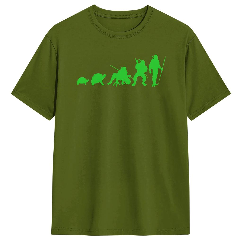 Oversized T Shirt TMNT Evolution 100 Cotton T Shirts Hip Hop Tshirt for Unisex Summer Aesthetic Custom DIY Short Sleeve Clothing