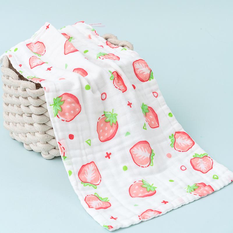 Asciugamano per neonati in garza a sei strati ad alta densità 100% cotone, grande 35x75cm. Perfetto per neonati, bagnetti piccoli e fasciatura.