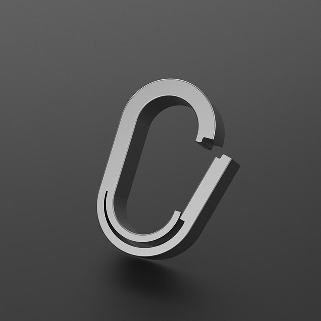 Alloy Key Hook Sleek Carabiner Clip Versatile Titanium Key Hook Effective Key Rings Charm for Keeping Keys in Place