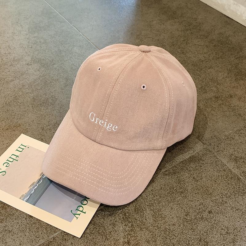 Hat Baseball hat Women's summer big head circumference thin trendy versatile niche trendy brand showing face small cap