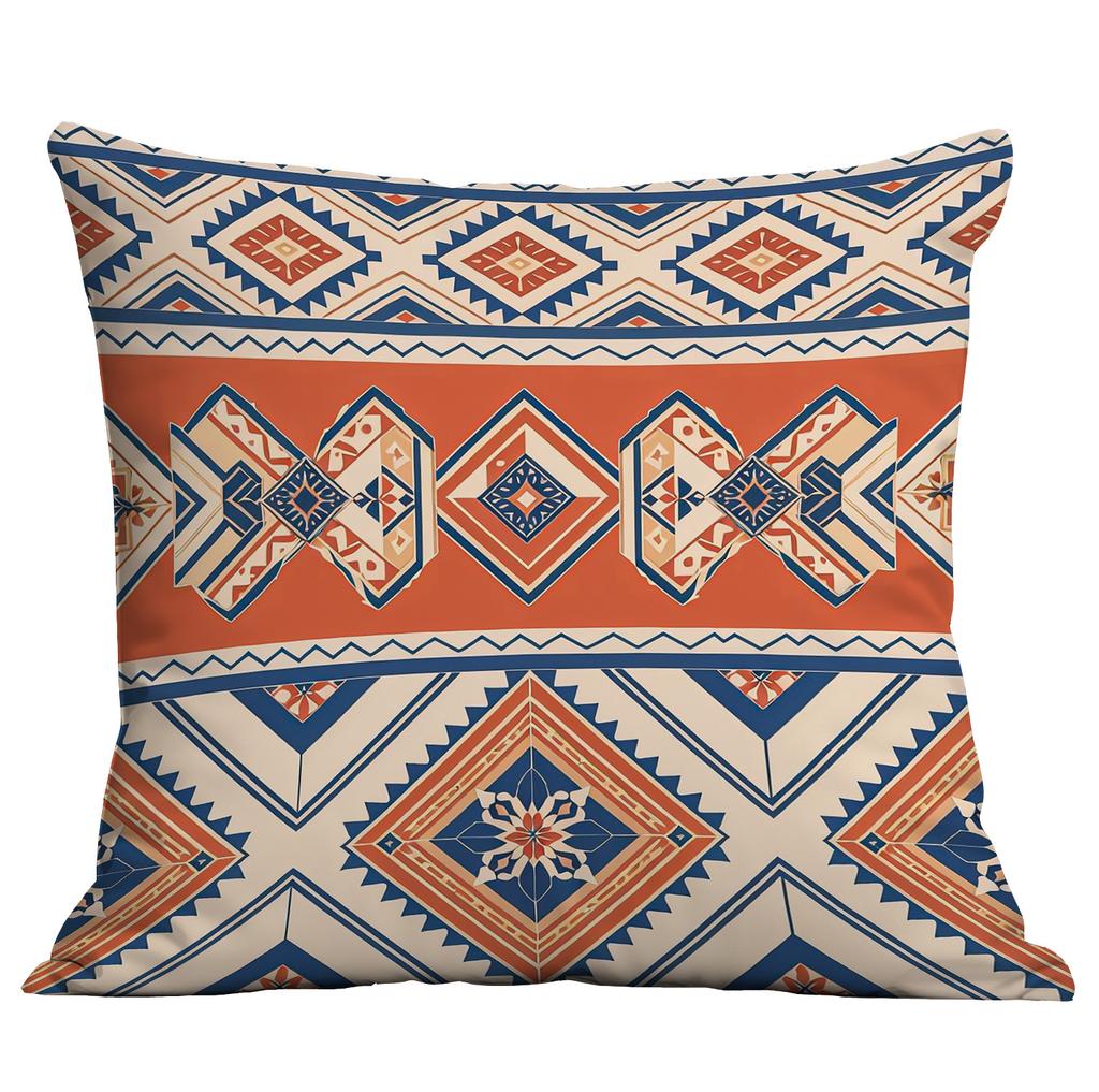 Bohemian Ethnic Style Pillow Cover Living Room Sofa Cushion Hotel Teahouse Pillow Cushion Cover Premium Durable