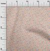 oneOone Cotton Flex Fabric Brush Stroke & Fruits Print Fabric By Yard 40 Inch