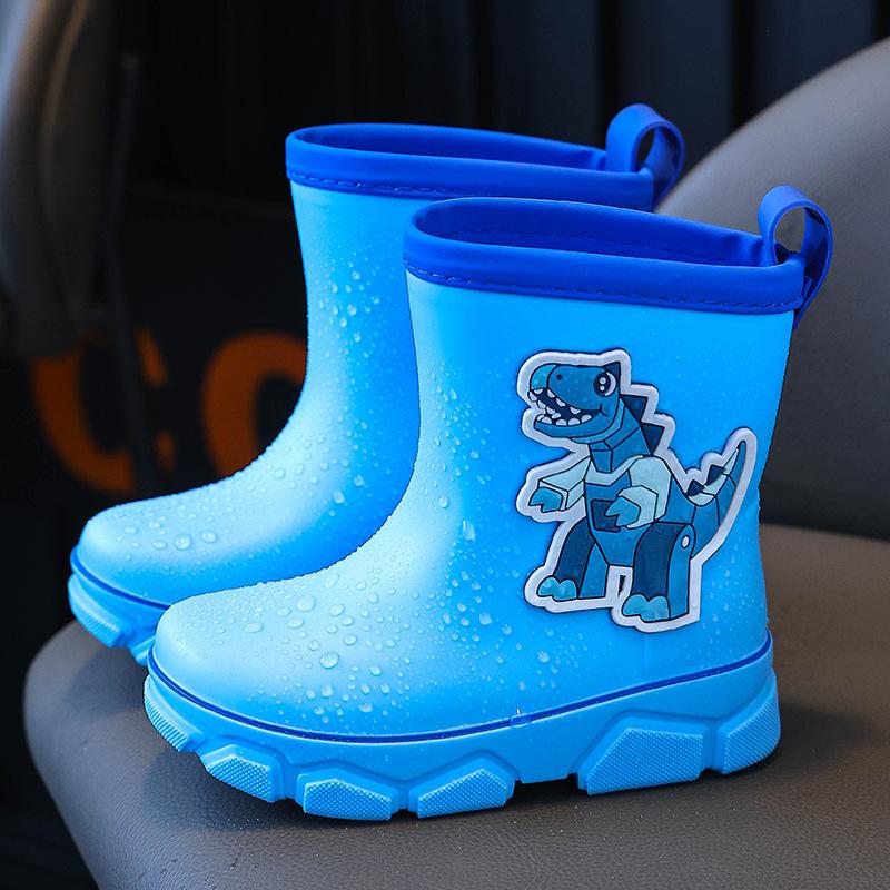 

Children s Rain Boots Baby Boys Rubber Shoes Big Kids Students Rain Boots School Dinosaur Water Shoes Girls Boys Small Rain Boots Inner Length15cm【150】