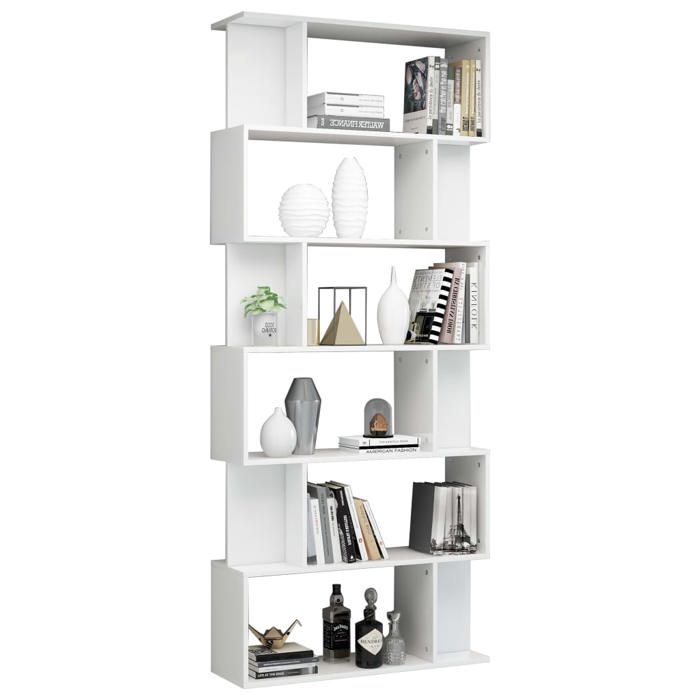 VidaXL Bookcase/Room Divider, Storage Furniture, Bookshelf Living Room Living Room Bedroom Interior, 800096