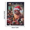 24 Days Christmas Capybara Countdown Calendar Toys Gift Ornaments Collectible 2026 Holiday Festive Home Decor For Kids Family