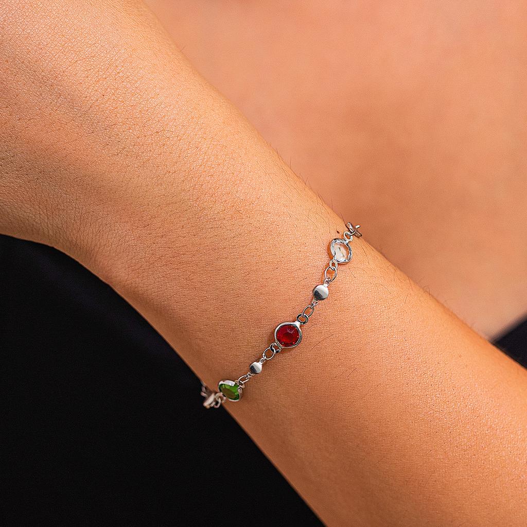 Elegent Colorful Crystal Chain Jewelry Set for Women Bracelets Earrings Tassel Necklace Adjustable Charm Waist Chain Y2K Jewelry