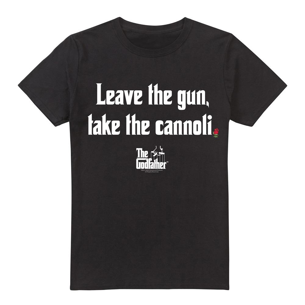 The Godfather Mens Gun Cannoli T-Shirt