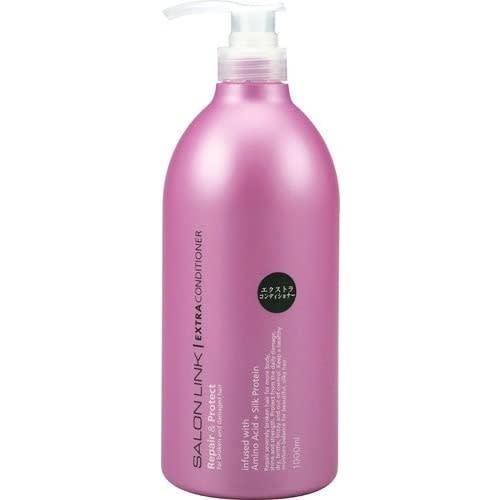 Kumano Yushi Salon Link Extra Shampoo/Conditioner Set Pump 1000ml