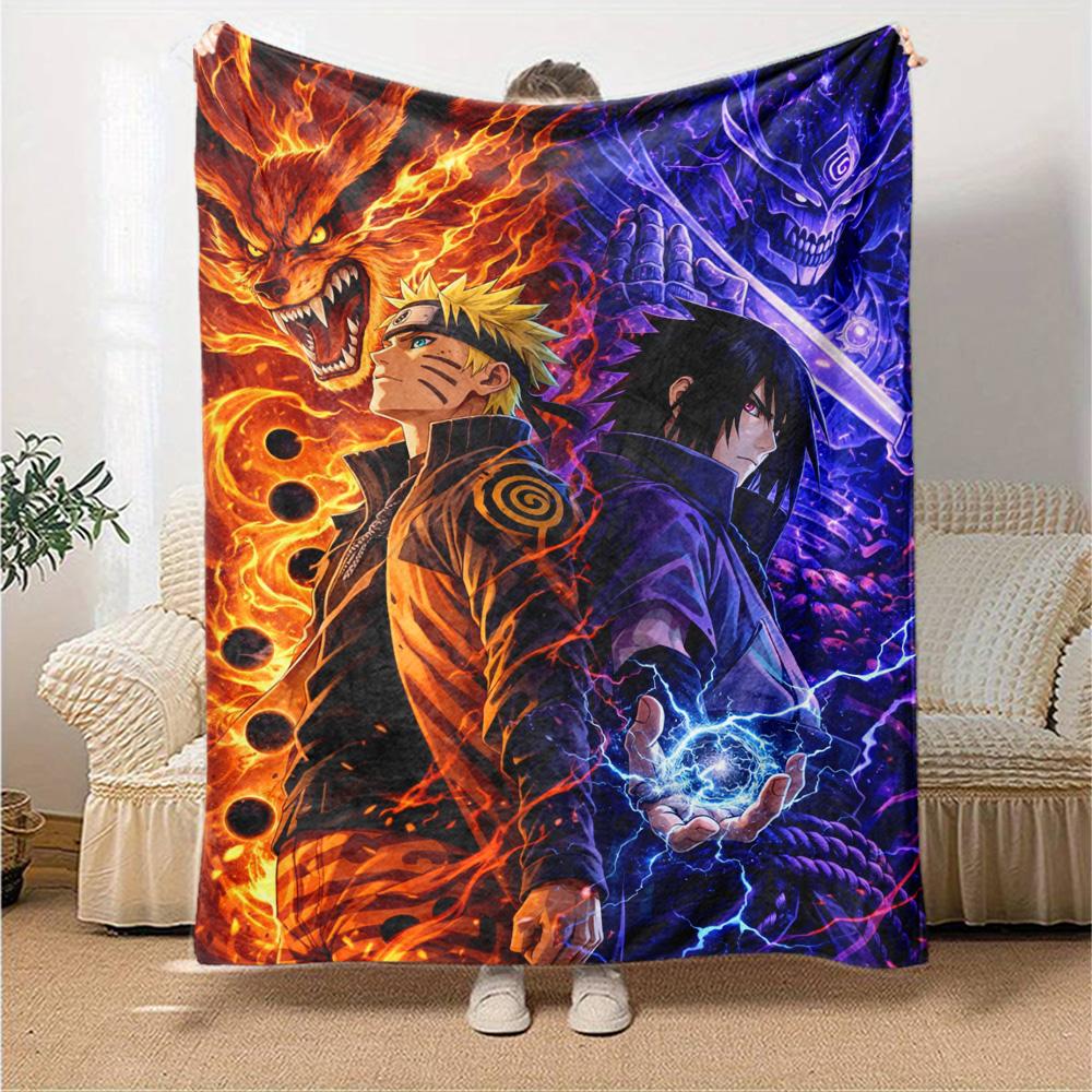 Naruto Blanket Soft Cozy Perfect for Bedding Picnics Bed for All Seasons Modern Birthday Christmas Gift Blanket
