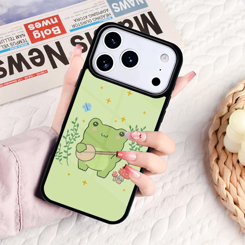 mushroom frog Phone Case For IPhone 17 16e 15 14 13 12 11 Pro Max Air Mini Soft Protective Cover