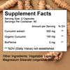 Curcumin, black pepper extract, 120 Capsules Dietary Supplement