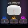 Flame Air Diffuser Humidifier USB Quiet 7 Colors Light Auto Shutdown Function Flame Humidifier Aromatherapy Diffuser