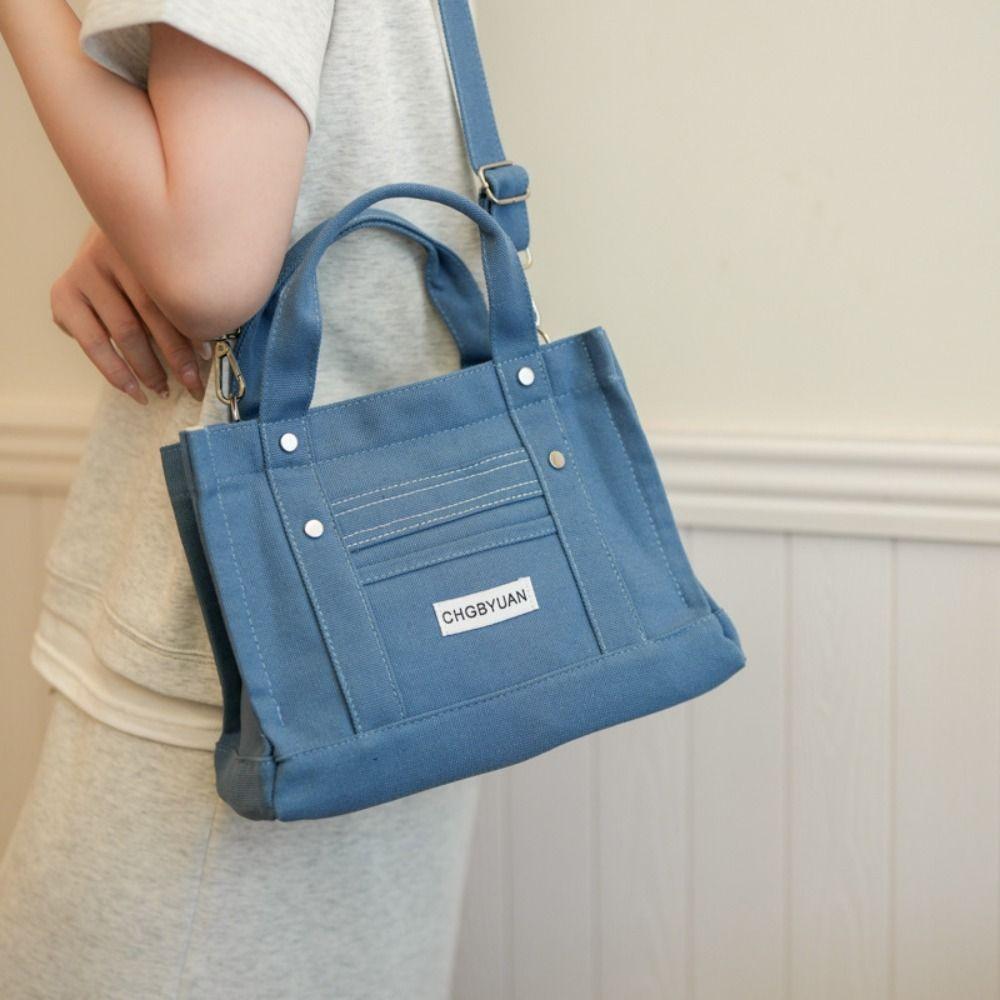 Handbag Canvas Bag Simple Cloth Crossbody Bag Casual Shoulder Bag  Boys