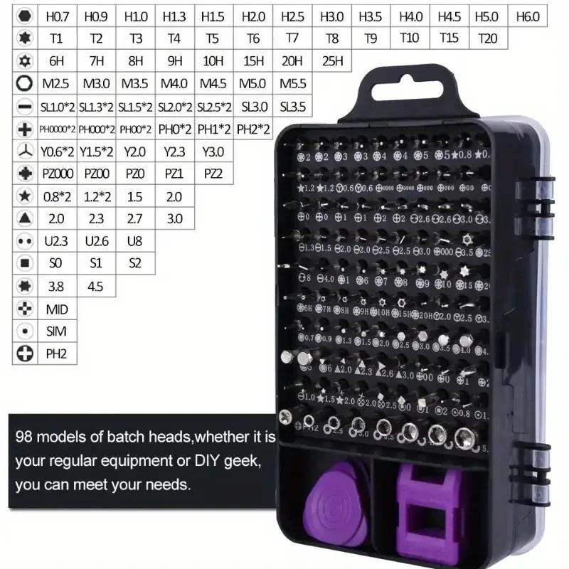 Precision Screwdriver Set Includes A Mini Repair Kit with Three Wing Screwdriver Heads for Repairing Mobile Phones and Laptops