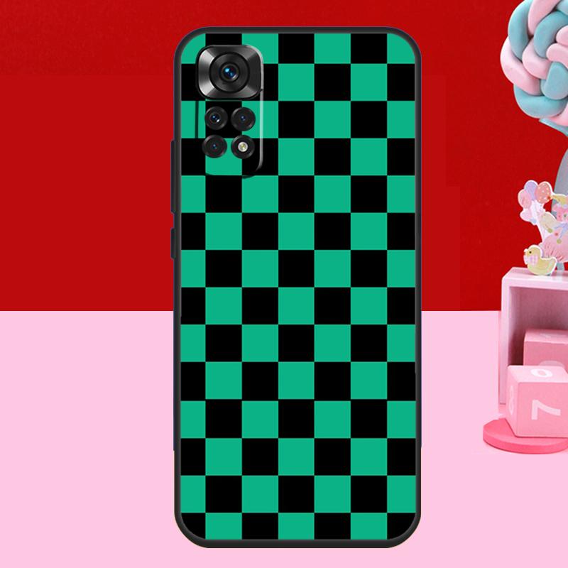 Checkerboard Checkered Board Case For Xiaomi Redmi Note 14 13 12 11 10 15 Pro Plus Redmi 15 C 10C 12C 13C 14C Soft Cover