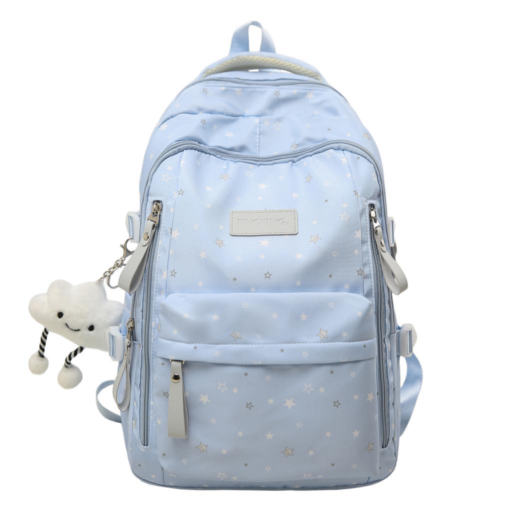 Schoolbag New College Style Backpack Lightweight and Cute School Bag Junior High School Shoulder Bag Female College Student Commuter Backpack