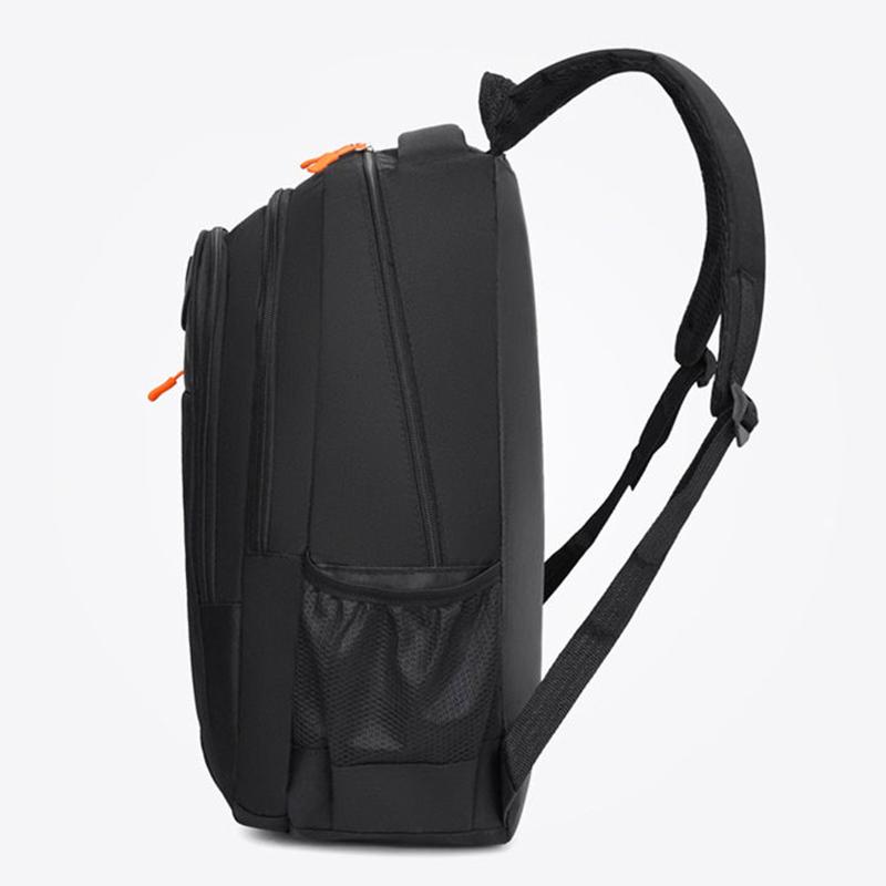 Men'S Double-Shoulder Bag With Multiple Compartments, Suitable For School And Travel, Made Of Nylon Material