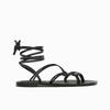 Flat Sandals Women's Style Toes Crossed Straps Sandals Wear Large Size