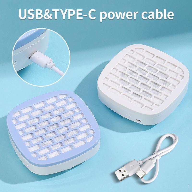 1Pcs Compact Nail Dust Collector With Lightweight Design,Portable Nail Vacuum Fan,Reusable Filter & Easy-Control For Beginners