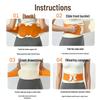 HEZHENG Infrared Heated Lumbar Support Belt CN plug (adapter included)