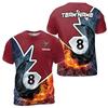 Personalizované pánské tričko pro hráče kulečníku Tým S-5XL