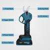 18V Electric Pruning Shears Brushless Motor Portable Cordless Branch Cutter Tree Trimmer with LCD Display 30mm 1.2inch